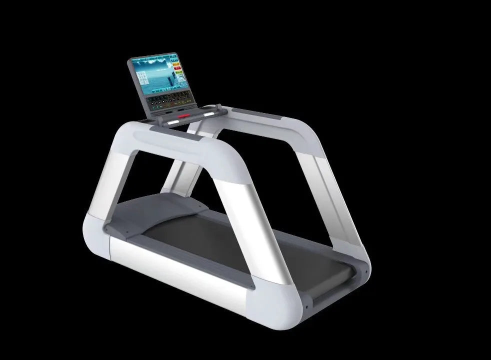 Super Wide Running Belt Commercial Treadmill With Wireless Charging-Finds Fit