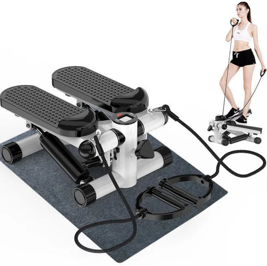 Comfortable Wide Anti-Slip Pedals Exercise Equipment Step Machine Twisting Action Mini Stepper-Finds Fit