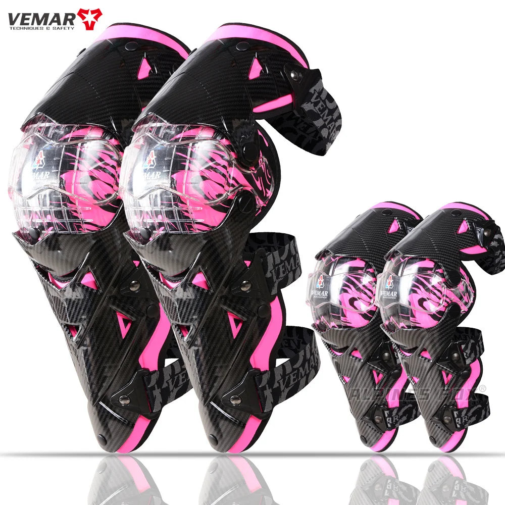 VEMAR Motocross Knee Pads Moto Protective Gear Set Riding Elbow Guard Motorcycle Motorbike Off-road Racing MTV MX MTB Knee Pads-Finds Fit