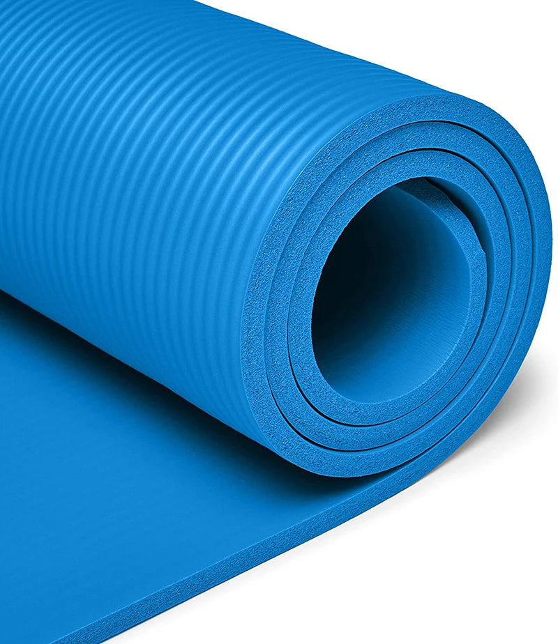 Fitness 100% NBR foam Extra Thick Exercise Yoga Mat High-Elasticity Non-Slip Yoga Mats for Women TPE yoga mat-Finds Fit