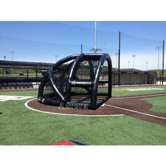 Sport game Baseball batting Cage Inflatable hitting Backstop tent-Finds Fit