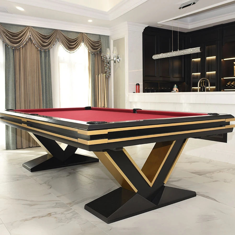 American stylish classical game billiards table high grade full size pool table-Finds Fit