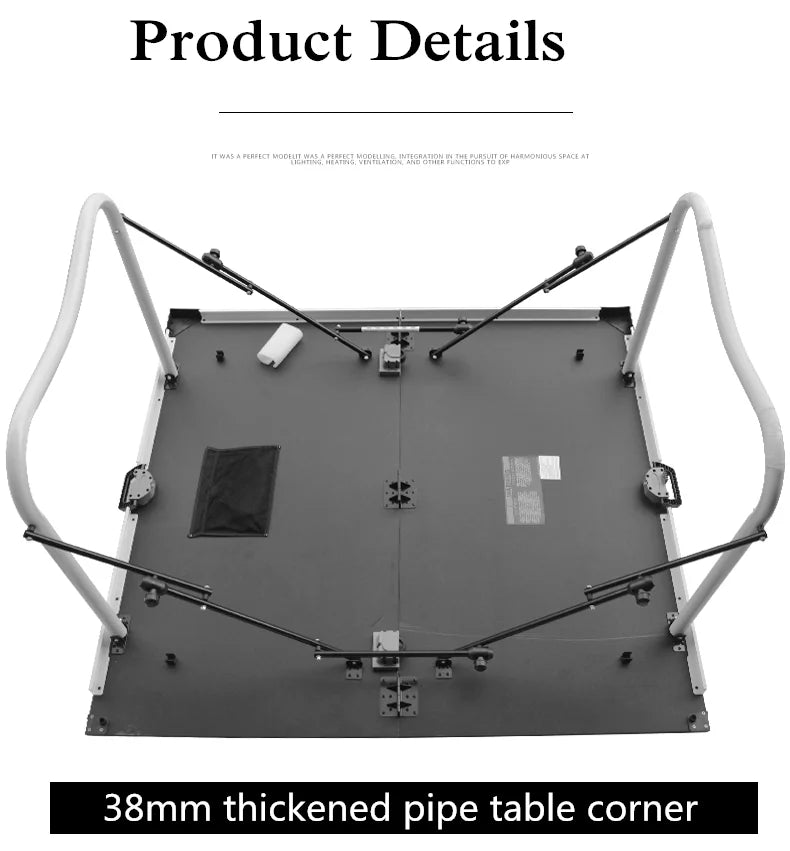 Folding table tennis table with pulley-Finds Fit