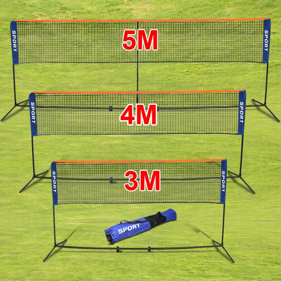 Outdoor volleyball net with pole and winch system backyard beach foldable volleyball net-Finds Fit