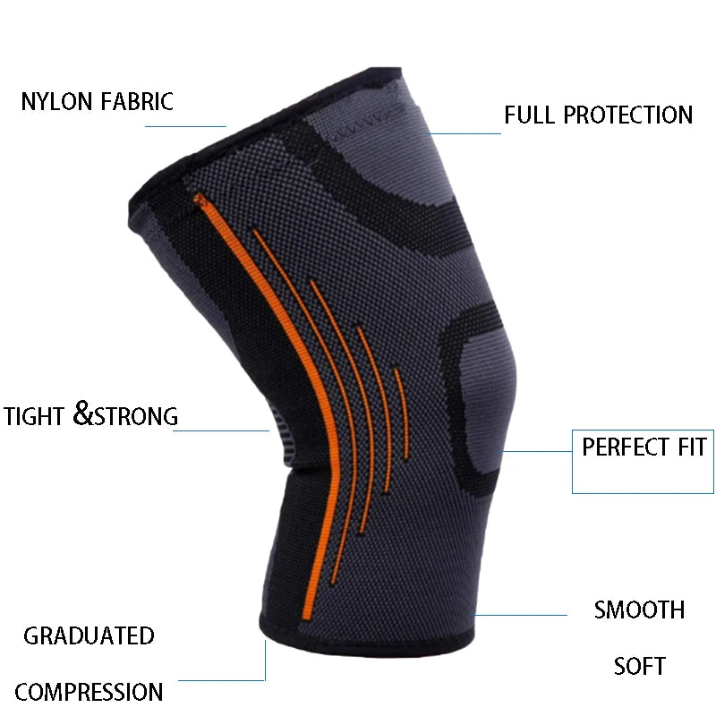 Volleyball Basketball Running Support Protector Knee compression sleeves Brace Knee Pads-Finds Fit