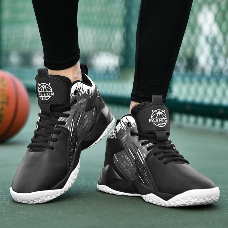 Basketball Shoes Comfortable High Top Gym Training Boots Ankle Boots Outdoor Men Sneakers Athletic Sports shoes-Finds Fit