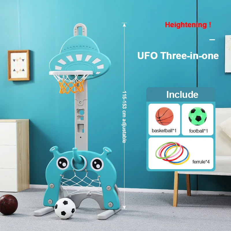 Children plastic removable baby ring toys rack toddler adjustable custom mini portable indoor kids basketball hoop stand-Finds Fit