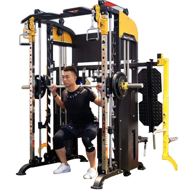 Multi function station barbell rack commercial gym equipment fitness equipment smith machine strength training/fitness/gym-Finds Fit