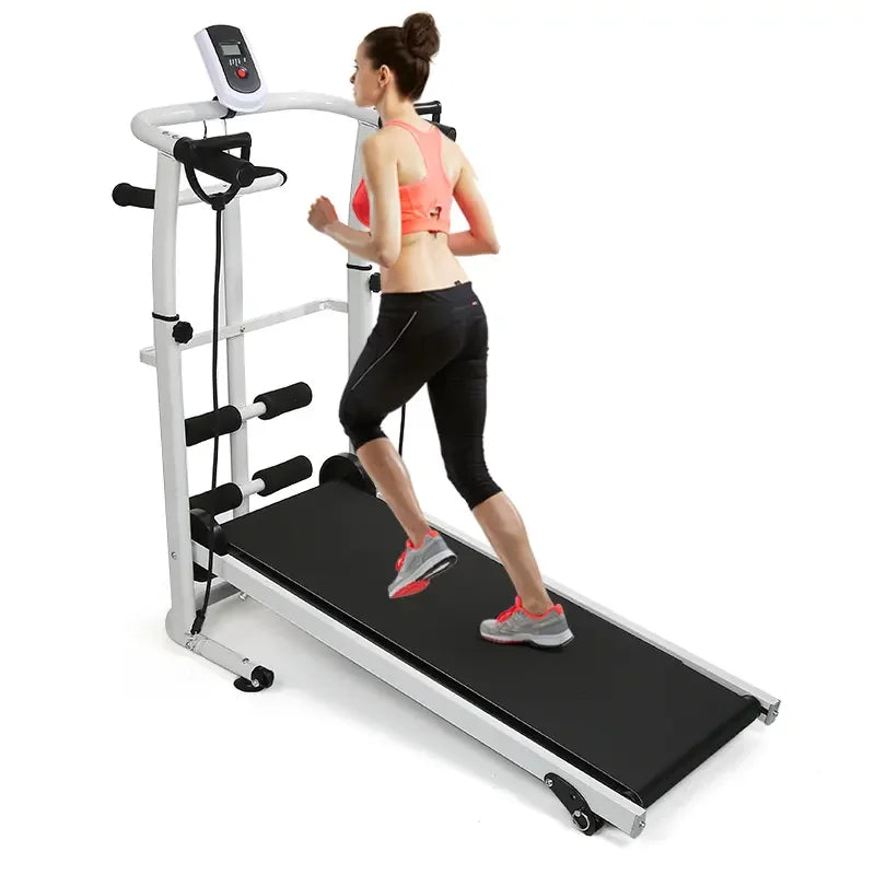 Mechanical non-motor Indoor Steel Adjustable Silent Treadmill Home Fitness Foldable & Multifunction Treadmill-Finds Fit