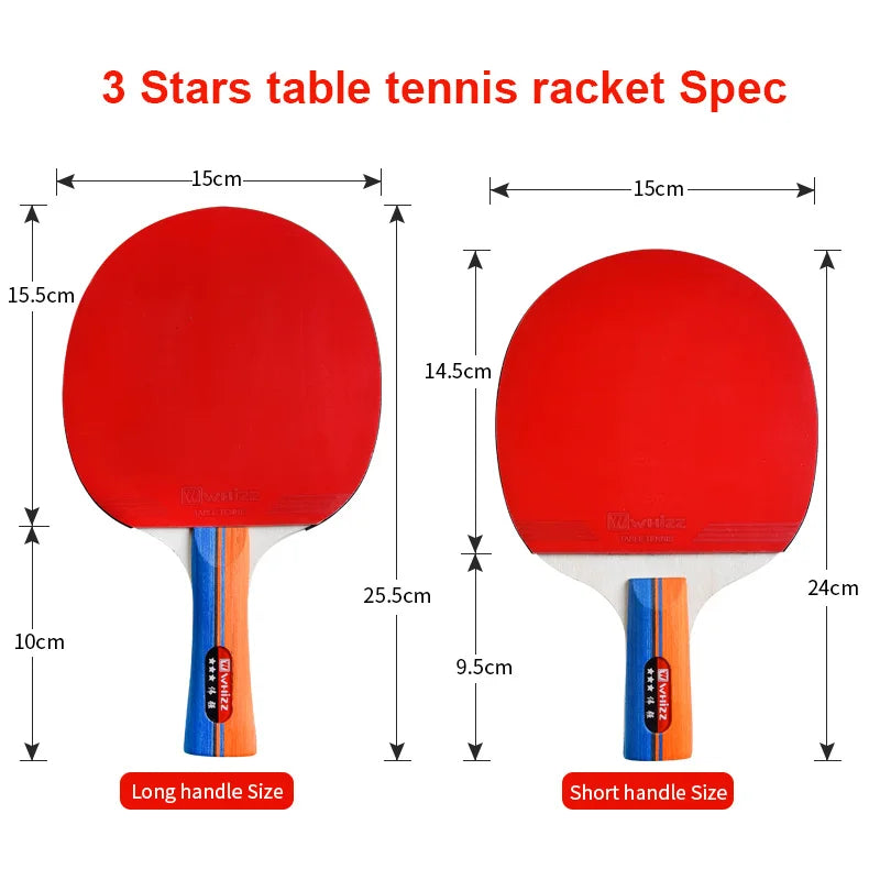 Table tennis racket wood handle table tennis racket set-Finds Fit