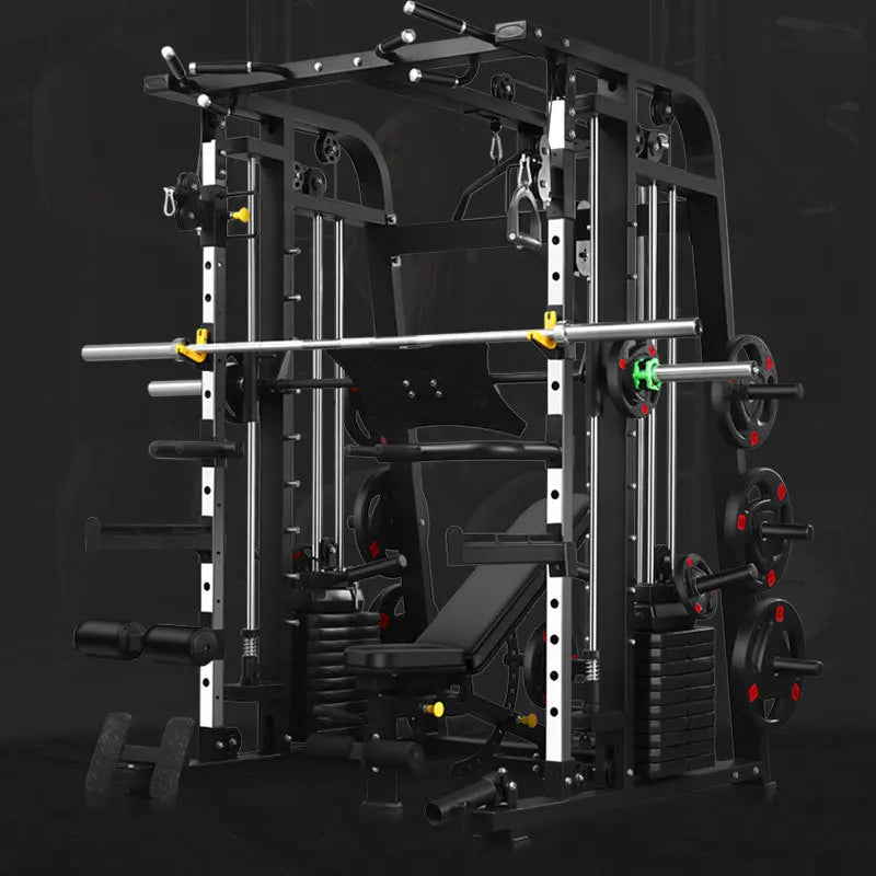 Multifunctional Gym Equipment Smith Machine Comprehensive Training Machine, Multi Combo Training-Finds Fit