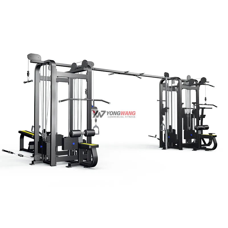 Gym Machine Fitness Equipment 8 Multi Functional Station Crossover Cable Training System-Finds Fit