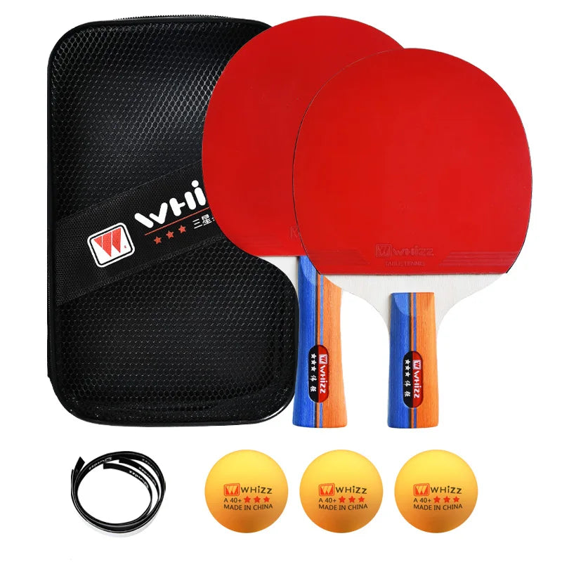 Table tennis racket wood handle table tennis racket set-Finds Fit