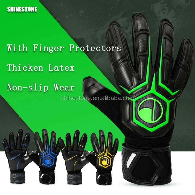 Football Gloves Neon Print-Finds Fit