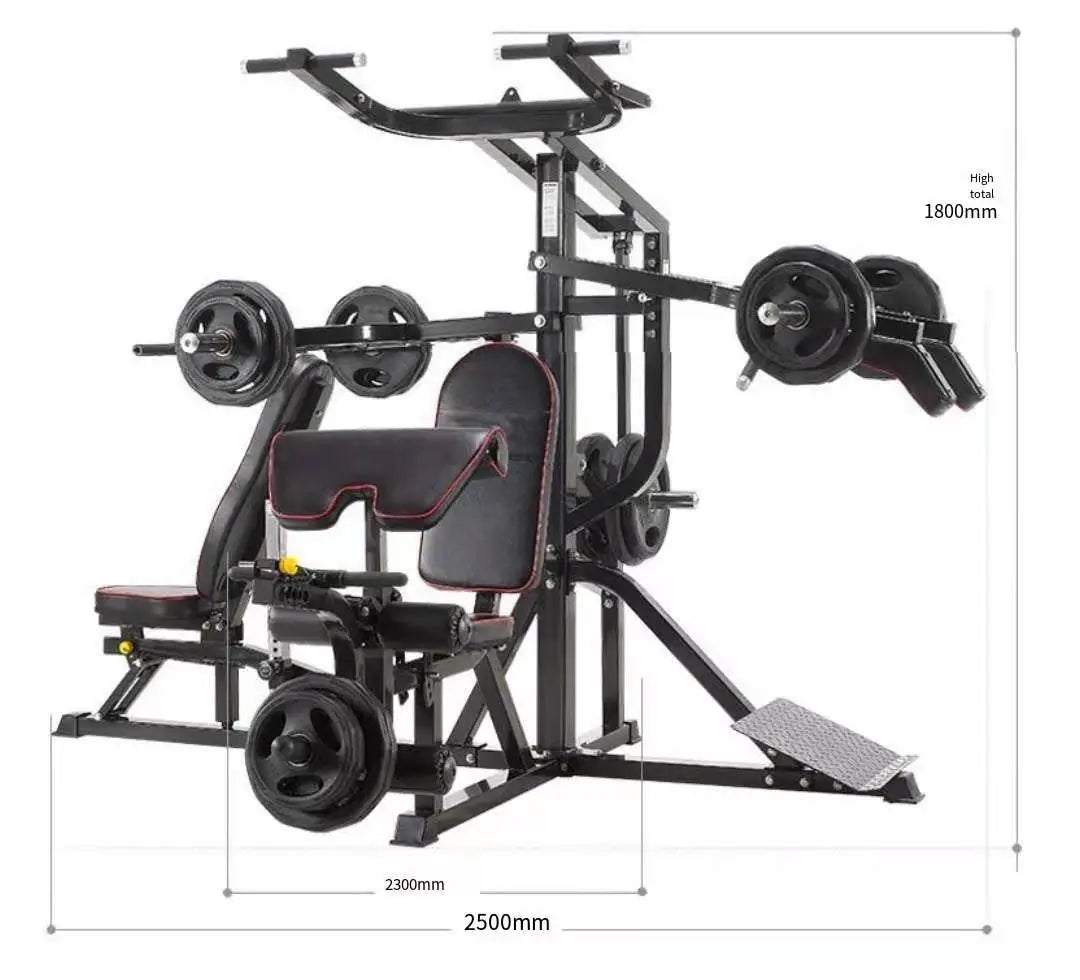 Commercial fitness Equipment comprehensive strength training device three station gym combination fitness equipment-Finds Fit