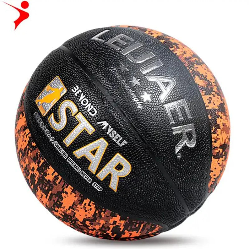 LEIJIAER 771u PU camo basketball professional Game Basketball Street Official Outdoor/indoor No. 7 and 5 standard Basketball-Finds Fit