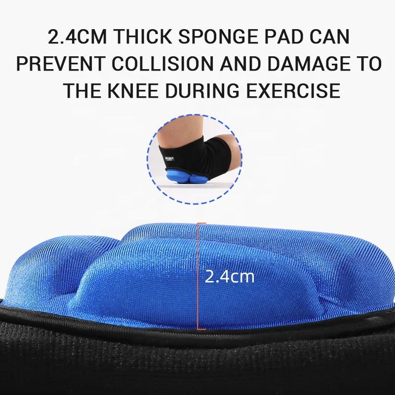 JINGBA Custom Shock-absorbing Cushion Knee Pad Anti-Slip Breathable Sponge Pad for Volleyball Dancing Running Hiking Basketball-Finds Fit