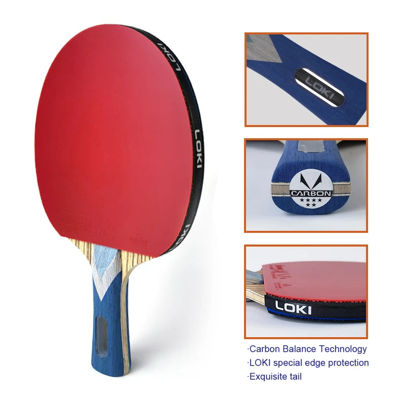 LOKI upgrade 6 star ping pong paddle-Finds Fit