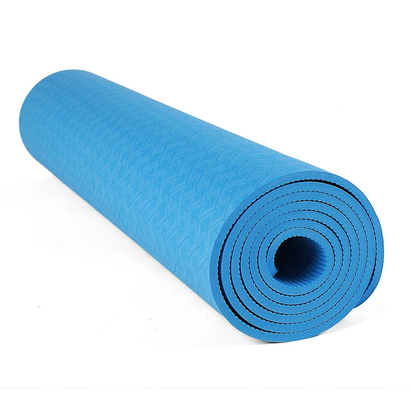 Gym Exercise Workout Sports Non Slip Custom Eco Friendly Fitness Branded 6mm Durable Instructional Yoga Mat-Finds Fit