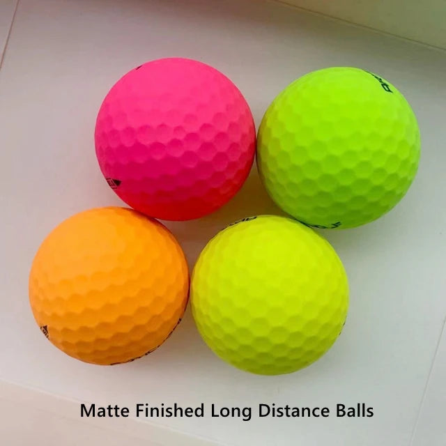 Tour feel 3 piece green color matte golf balls-Finds Fit