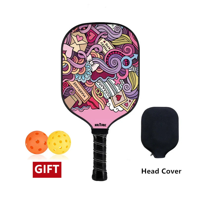 USAPA Approved Carbon Fiber Honeycomb Core Ultra Cushion Grip Pickleball Paddle Men-Finds Fit