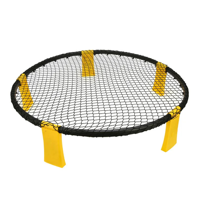 Mini Beach Volleyball Game Set Outdoor Team Sports Lawn Fitness Equipment With 3 Balls Volleyball Net 4PCS-Finds Fit