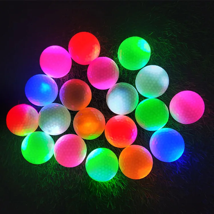 Driving Range Golf Balls Custom Led Night Practice Golf Training Flashing Glow Golf Balls-Finds Fit