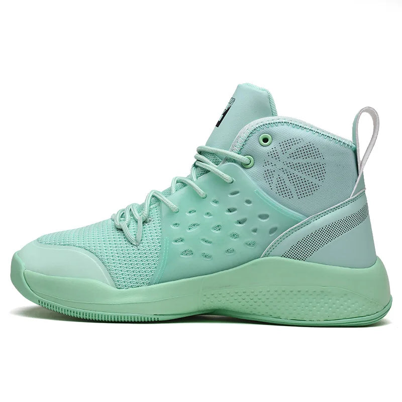 Sneaker heighten basketball shoes slip-proof outsole high top breathable shoes male-Finds Fit