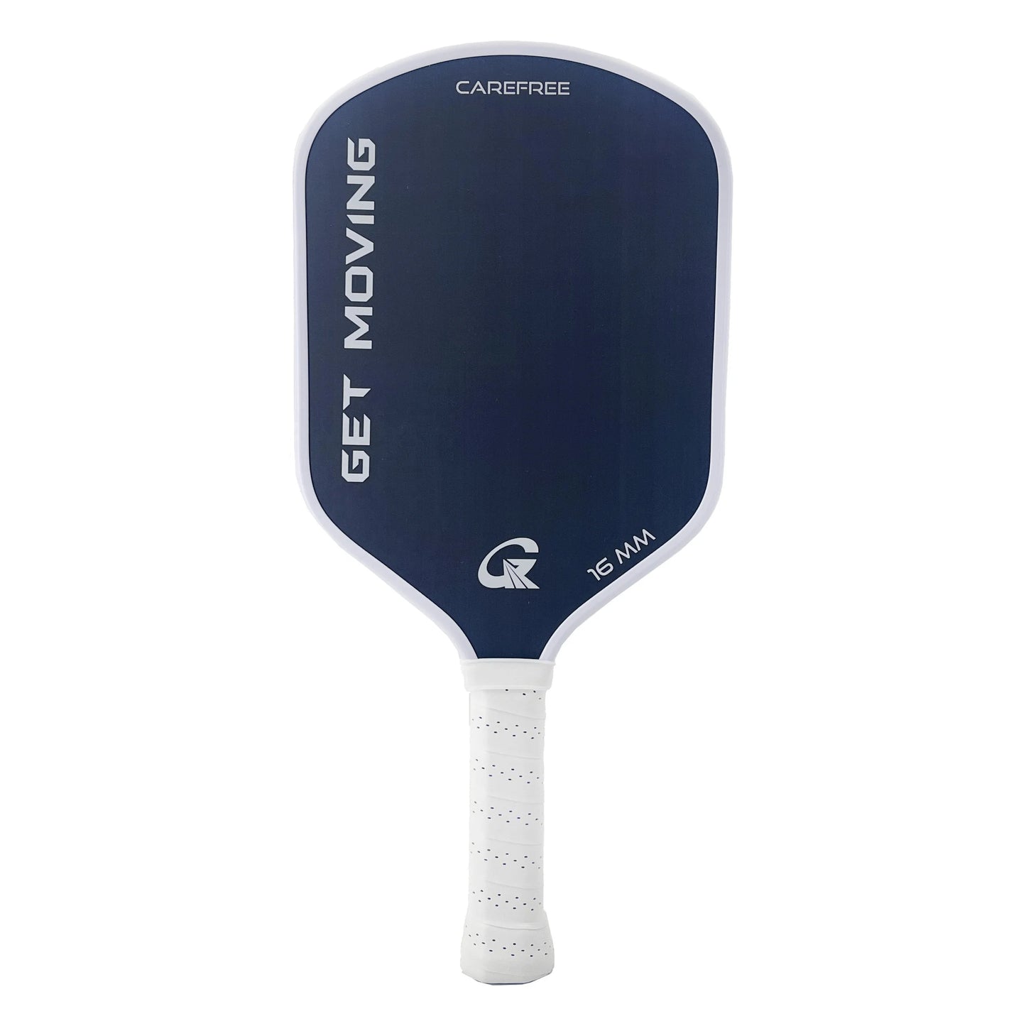 GM Sport Cross Slightly Flared Shape Black Diamond T700 Raw Carbon Fiber Pickleball Paddle With Edge Guard-Finds Fit