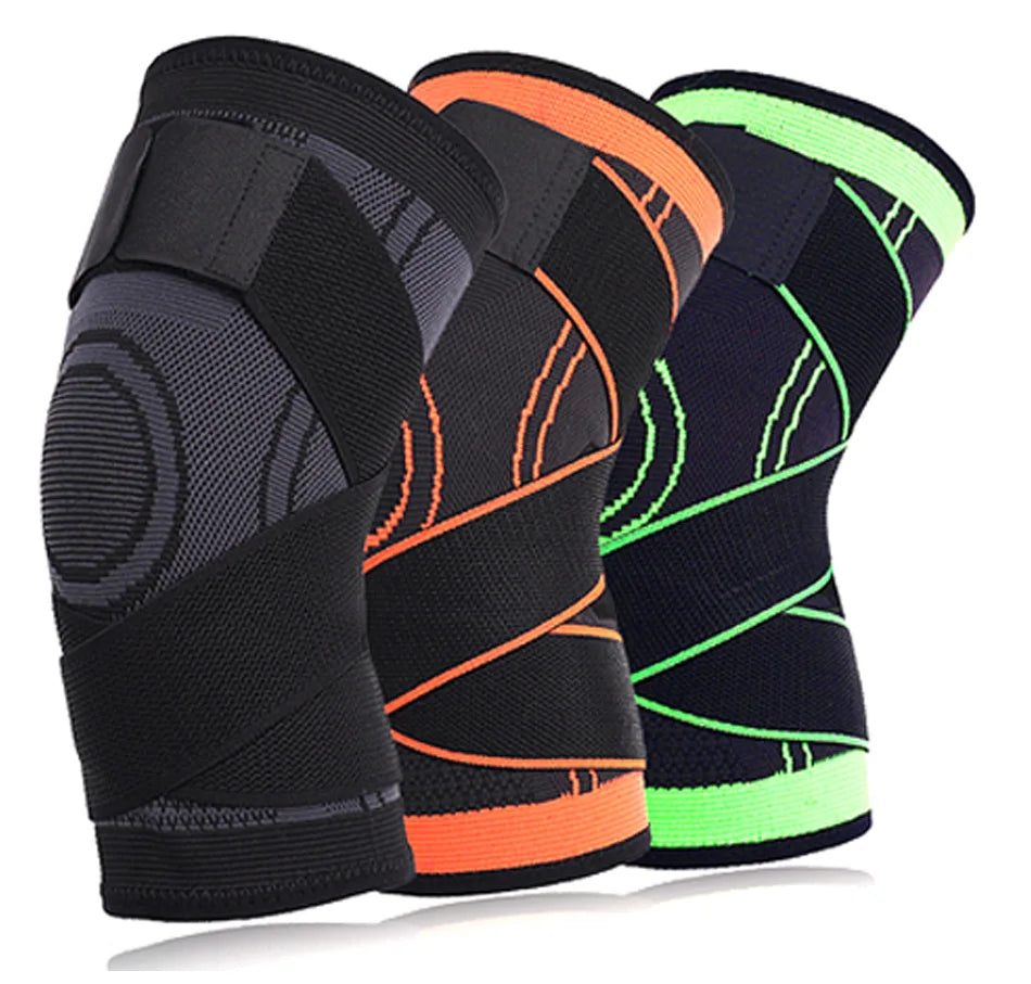 Sports Knee Pads for Arthritis Joints Compression Knee Pads Knee Braces Elastic Wrap Support Running Sleeves Pain Relief Pad-Finds Fit