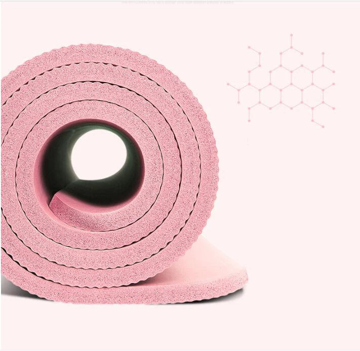 Fitness 100% NBR foam Extra Thick Exercise Yoga Mat High-Elasticity Non-Slip Yoga Mats for Women TPE yoga mat-Finds Fit