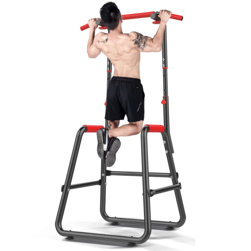 Home Power Tower Parallel Bars Fitness Heavy Duty Dip Bar Station Pull Up Bar-Finds Fit