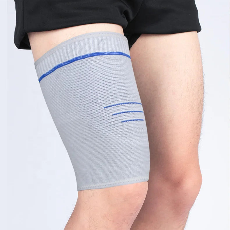 Sports basketball football soccer thigh support brace great for injury recovery-Finds Fit