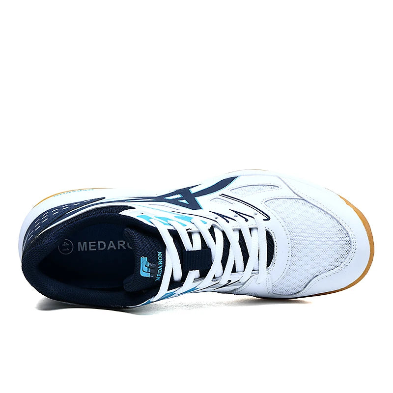 Breathable Indoor Outdoor Sport Tennis Badminton Shoes for Men-Finds Fit