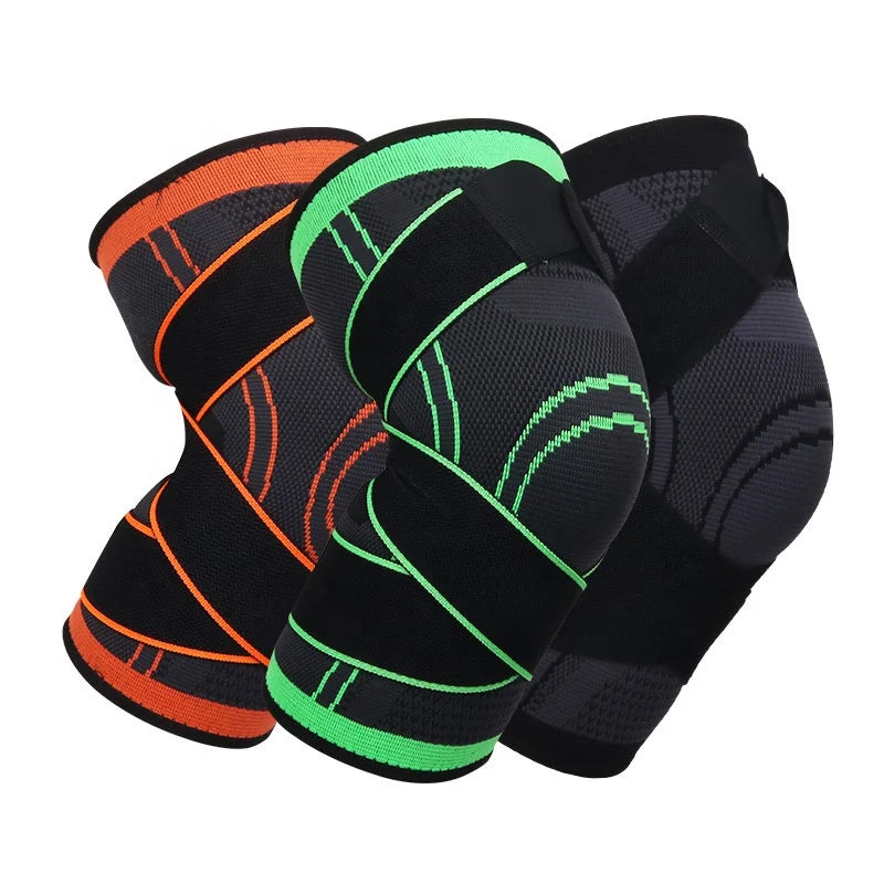 Sports Knee Pads for Arthritis Joints Compression Knee Pads Knee Braces Elastic Wrap Support Running Sleeves Pain Relief Pad-Finds Fit