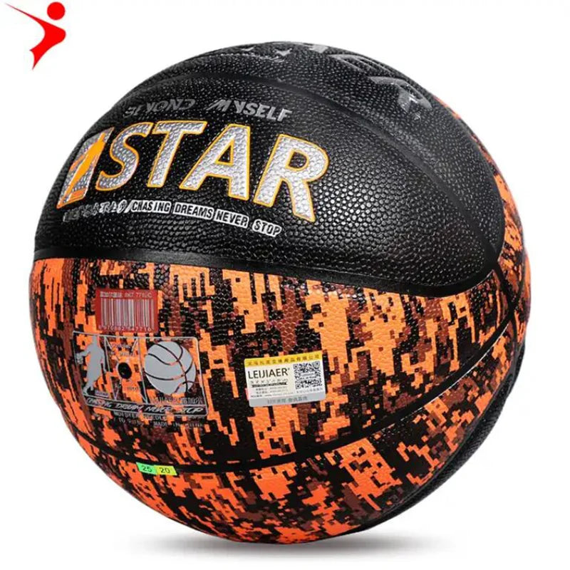 LEIJIAER 771u PU camo basketball professional Game Basketball Street Official Outdoor/indoor No. 7 and 5 standard Basketball-Finds Fit