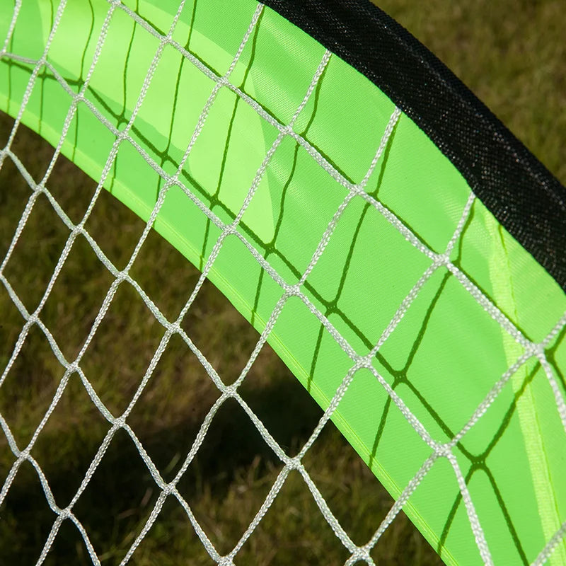 Foldable football soccer goal with a shooting target-Finds Fit