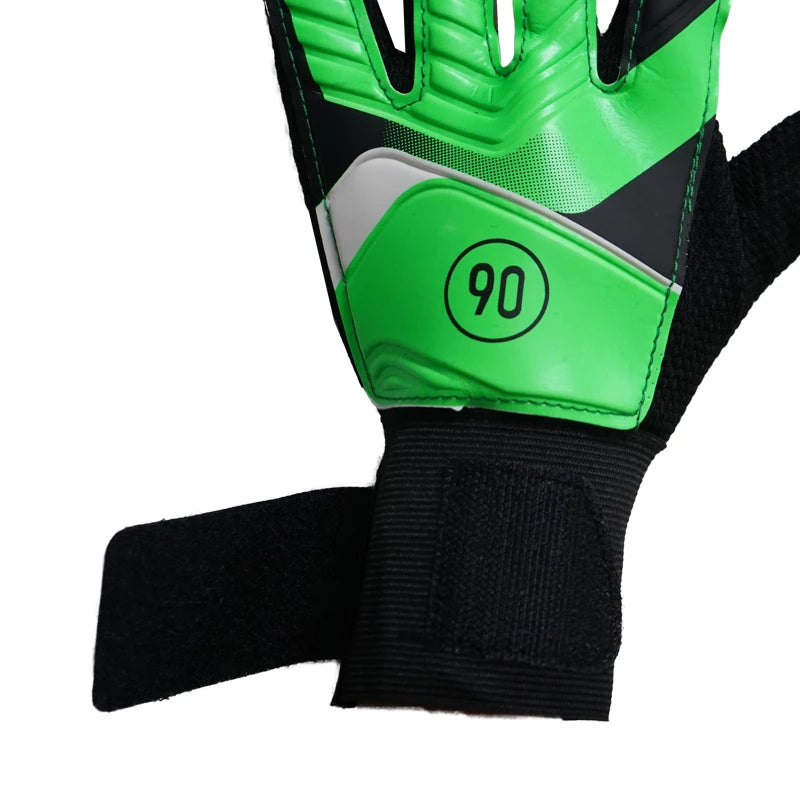 Goalkeeper Gloves Kids Men Football Goal Keeper Anti-slip Finger Guard Goalie Kids Soccer Gloves-Finds Fit