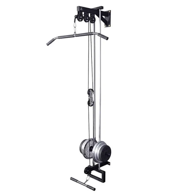 Wall Mounted Lat Pull Down Machine Low Row Cable Fitness Strength Training Machine-Finds Fit