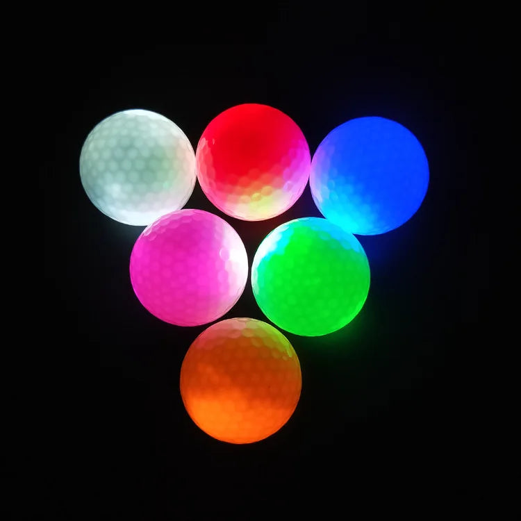 Driving Range Golf Balls Custom Led Night Practice Golf Training Flashing Glow Golf Balls-Finds Fit