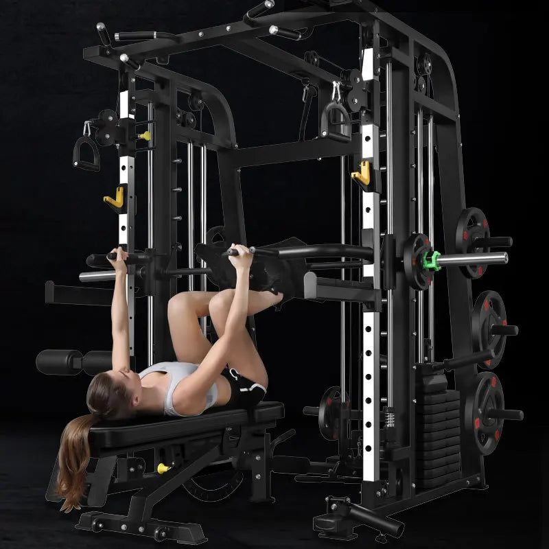 Multifunctional Gym Equipment Smith Machine Comprehensive Training Machine, Multi Combo Training-Finds Fit