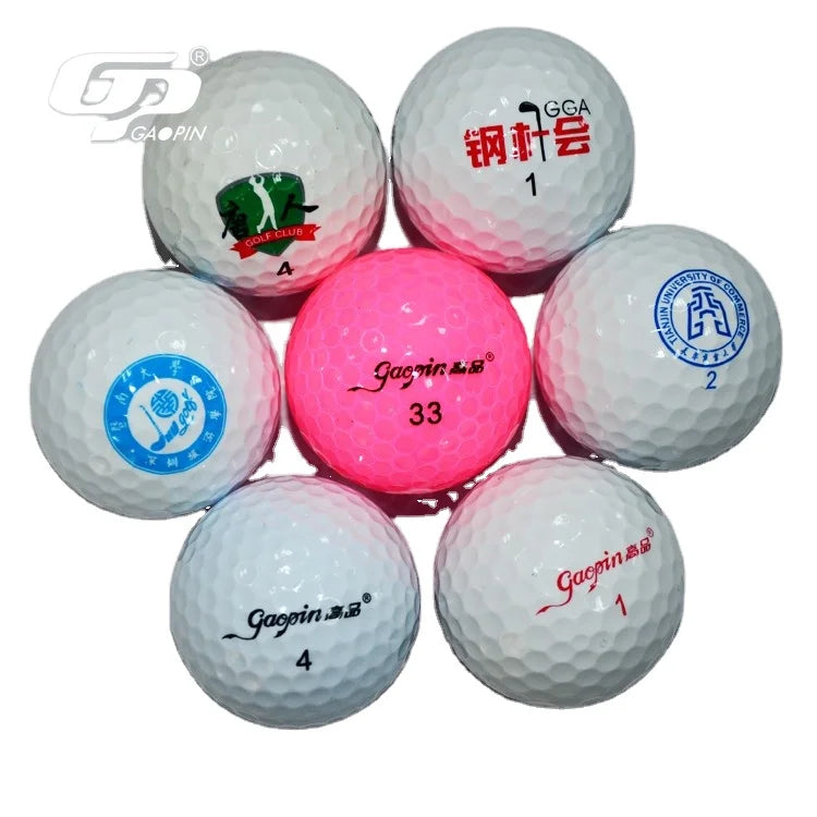 Urethane Cover Game 2 Layers Tournament Range Golf Balls Custom Golf Balls-Finds Fit