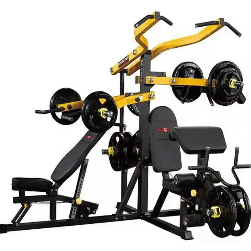 Commercial fitness Equipment comprehensive strength training device three station gym combination fitness equipment-Finds Fit