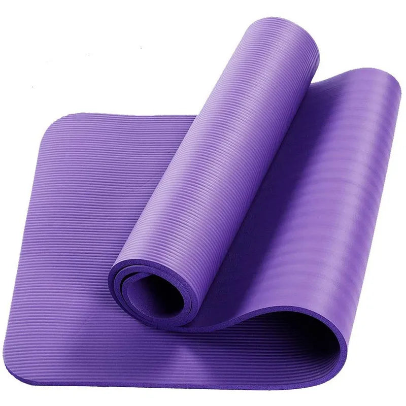 Yoga Mat 15mm Thick Non Slip Anti-Tear Fitness Mat for Hot Yoga, Pilates and Stretching Home Gym Workout-Finds Fit