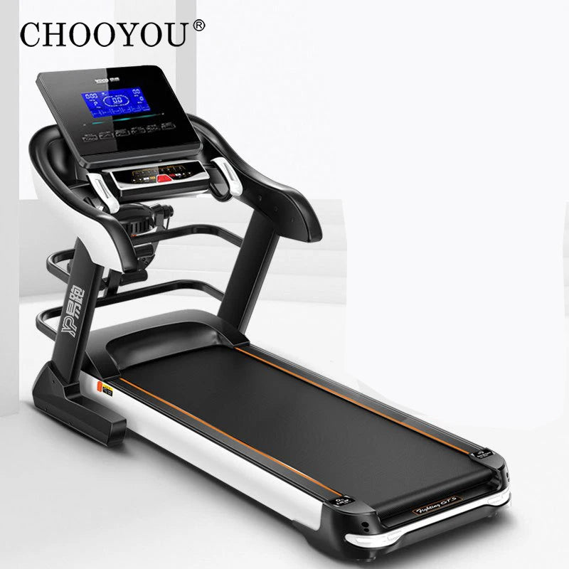 CHOOYOU Indoor fitness treadmill collapsible running exercise Gym domestic blue tooth app running machine-Finds Fit