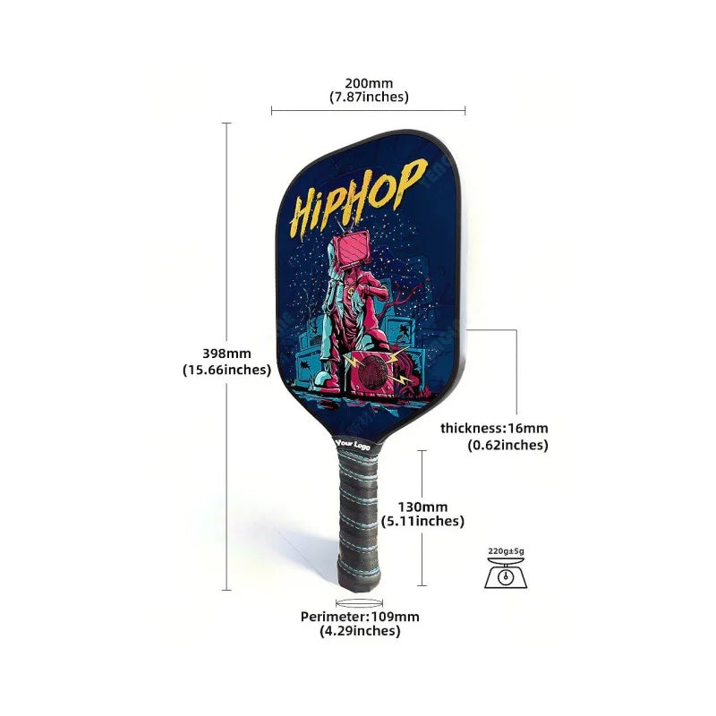 Pickleball Fiber Glass Fiberglass Pickleball Paddle Set custom pickleball paddle-Finds Fit