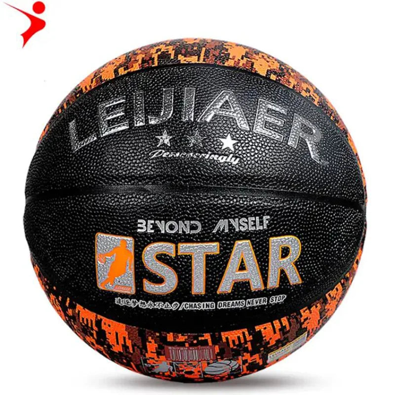 LEIJIAER 771u PU camo basketball professional Game Basketball Street Official Outdoor/indoor No. 7 and 5 standard Basketball-Finds Fit