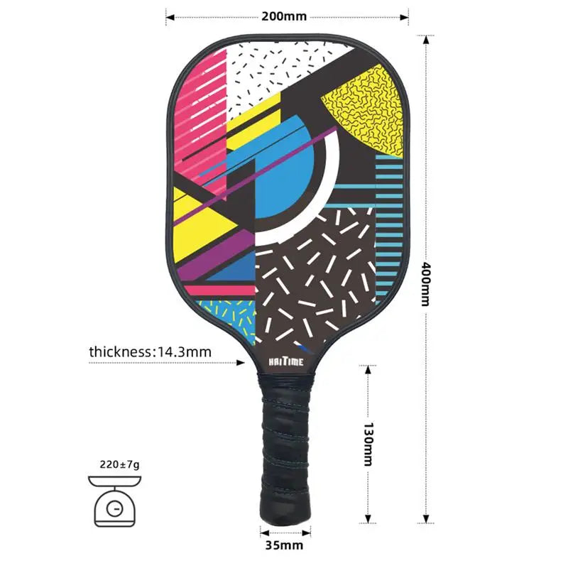 USAPA Approved Carbon Fiber Honeycomb Core Ultra Cushion Grip Pickleball Paddle Men-Finds Fit