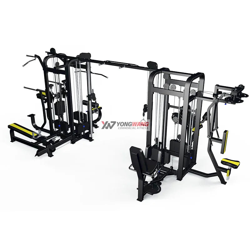 Gym Machine Fitness Equipment 8 Multi Functional Station Crossover Cable Training System-Finds Fit