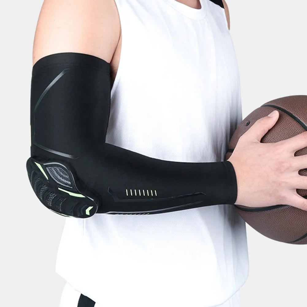 Outdoor basketball football mountaineering riding protective gear honeycomb anti-collision pressurized elbow pad-Finds Fit